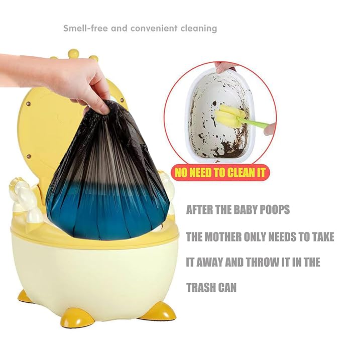 Potty Chair Liners with Elastic, Portable Potty Training Bags, Potty Refill - Image 8
