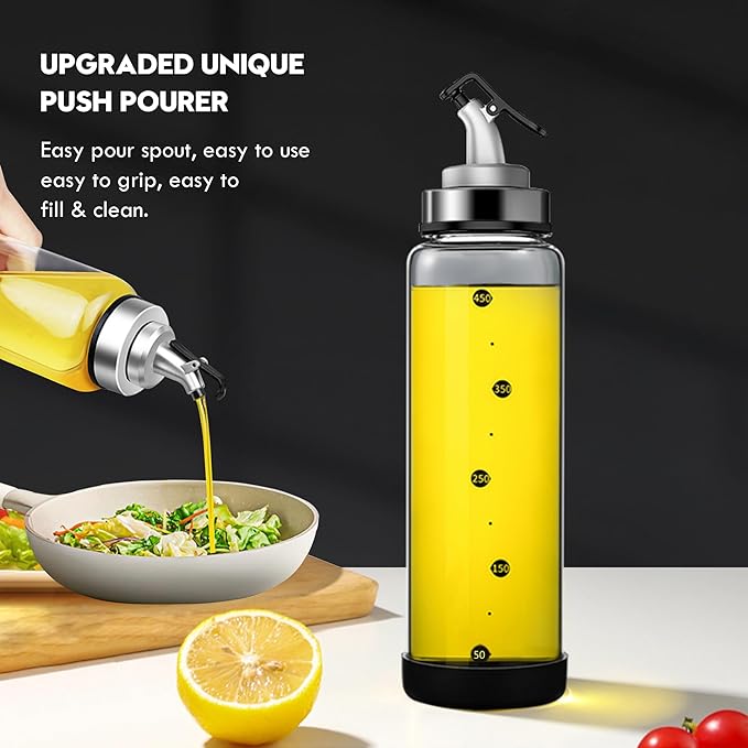 Olive Oil Dispenser Bottle for Kitchen Shatterproof Glass Bottle - Image 6