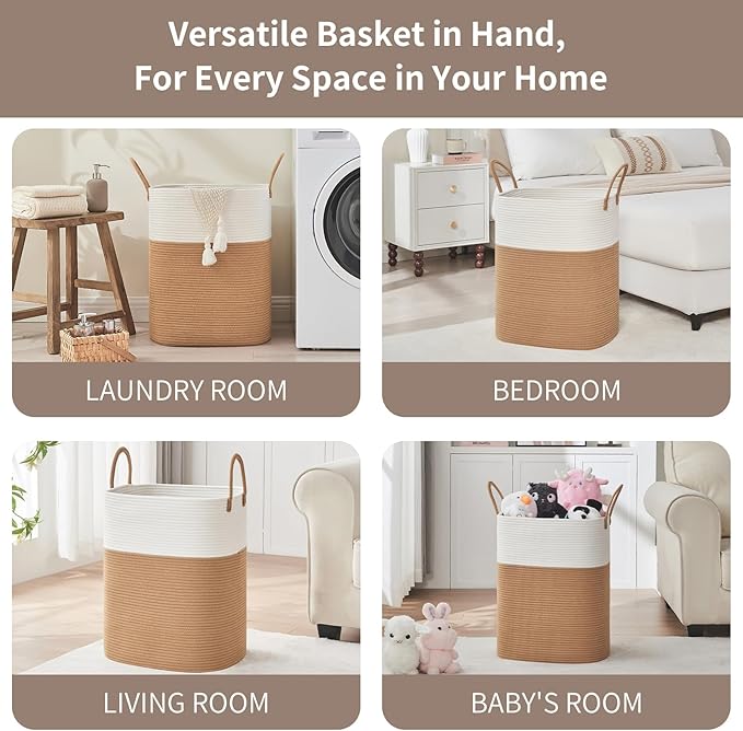 Laundry Basket with Handles - Image 4