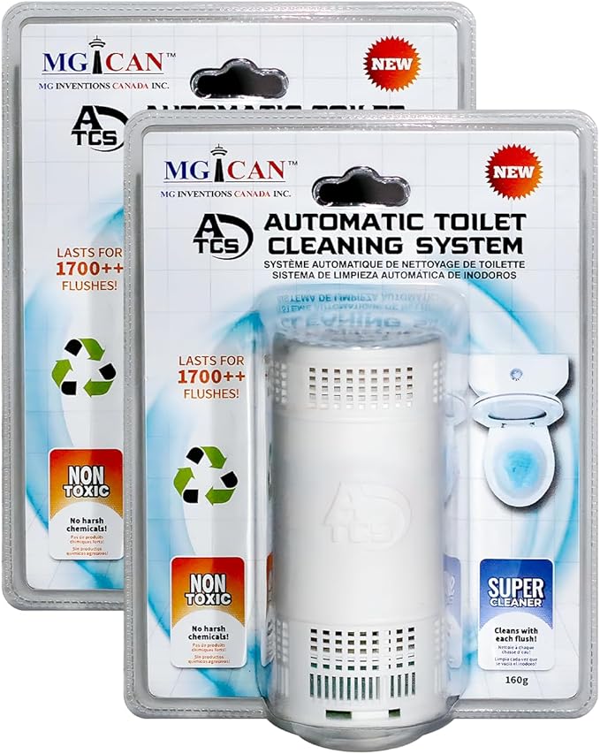 MGICAN Patented Automatic Toilet Cleaning System | Non-Toxic | Bleach Free & by MGICAN