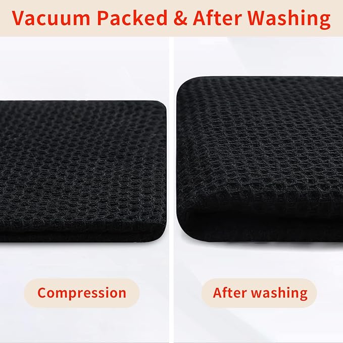 Homaxy 100% Cotton Waffle Weave Kitchen Dish Cloths, Ultra Soft Absorbent Quick - Image 7