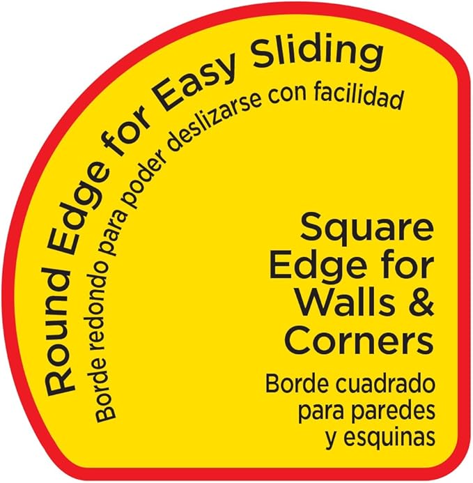 Super Sliders 5 Inch Square Corner Plastic Reusable Furniture Sliders - Image 2