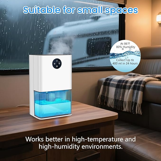 Dehumidifier, 50 OZ Small Dehumidifiers - Image 4