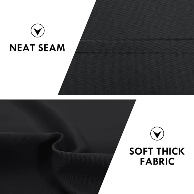 DWCN Blackout Curtains for Bedroom – Rod Pocket Thermal Insulated Noise - Image 6