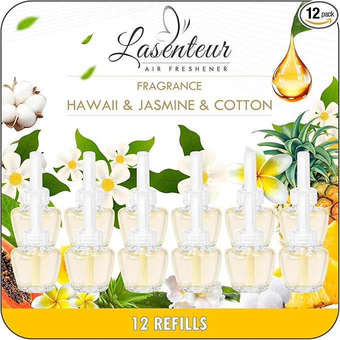 PlugIns Refills Air Freshener, Scented and Essential Oils by LASENTEUR