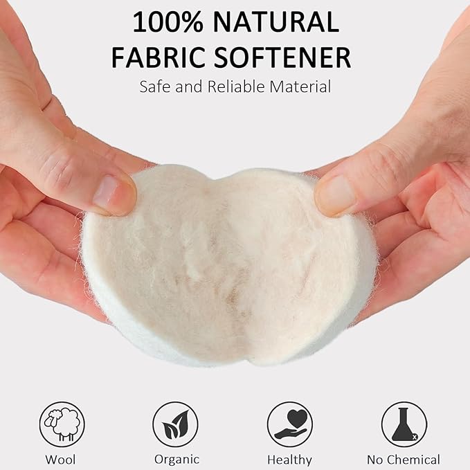 24 Pack Wool Dryer Balls XL Reusable Laundry Balls - Image 3