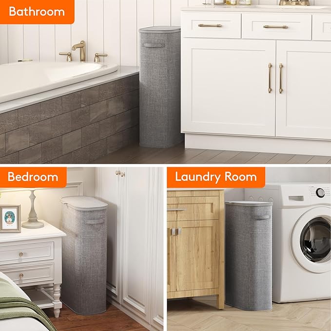Lifewit 75L Slim Laundry Basket - Image 9