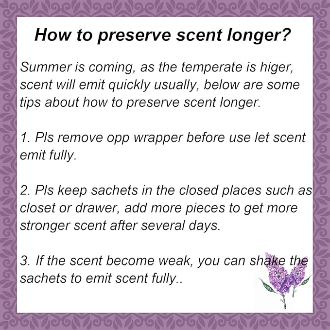 14 Packs Lavender Scented Sachets - Image 6