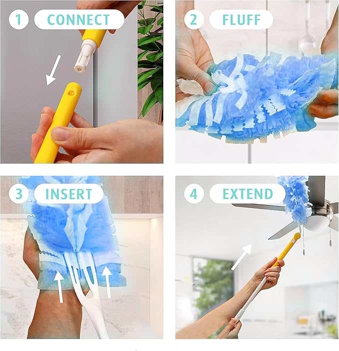 60 Count 360 Dusters Refills Compatible - Image 3