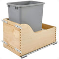 Rev-A-Shelf Pullout Trash Can for Kitchen Cabinet, Single 35 Qt Bin by Rev-A-Shelf
