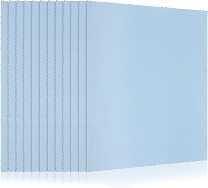 Frienda 12 Pack Large Microfiber Glass Cleaning Cloths 12 x 12 Inch Oversized by Frienda