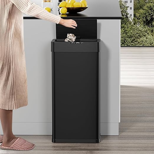 TLSUNNY 18.5 Gallon Motion Sensor Trash Can, Touchless Automatic Garbage Can - Image 7