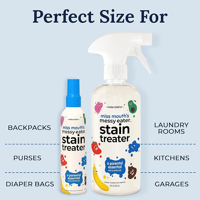 Miss Mouth's Messy Eater Stain Treater Spray - 16oz Stain Remover - Newborn & - Image 9