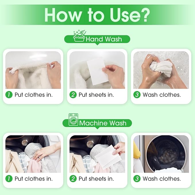 Poesie Laundry Detergent Sheets Fresh Scent 320 Sheet Liquidless Soap Sheets - Image 6