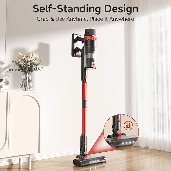 Cordless Vacuum Cleaner, 530W/45Kpa/70Mins Vacuum Cleaners - Image 5