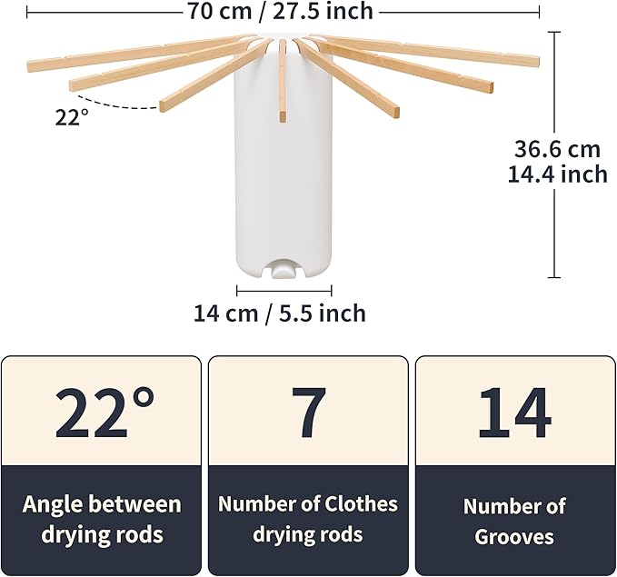 Wall Mounted Clothes Drying Rack Tripod, Foldable Drying Rack, Wall Mounted - Image 2