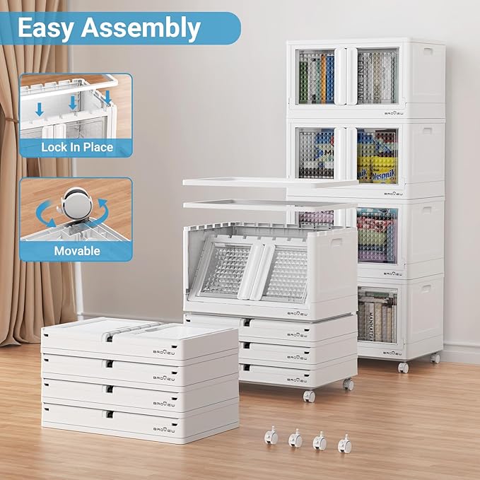 BROVIEW 400 Qt Stackable Storage Bins - Image 3