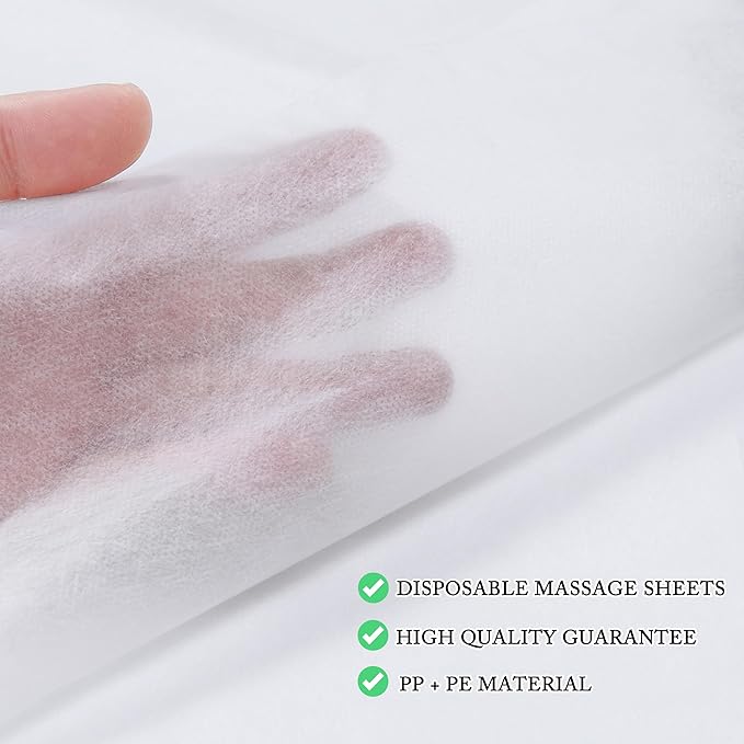 Disposable Bed Sheets 100 Pcs 31" x 71" Massage Table Sheets Non Woven Fabric - Image 6
