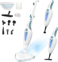 12-in-1 Steam Mop, Fast 15-Sec Heat-Up, 1500W Detachable Handheld Steam Cleaner by aspiron