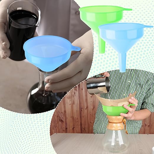 Honeydak 18 Pieces Multi-Purpose Plastic Funnels 4.7 Inch Wide Mouth Funnels - Image 6