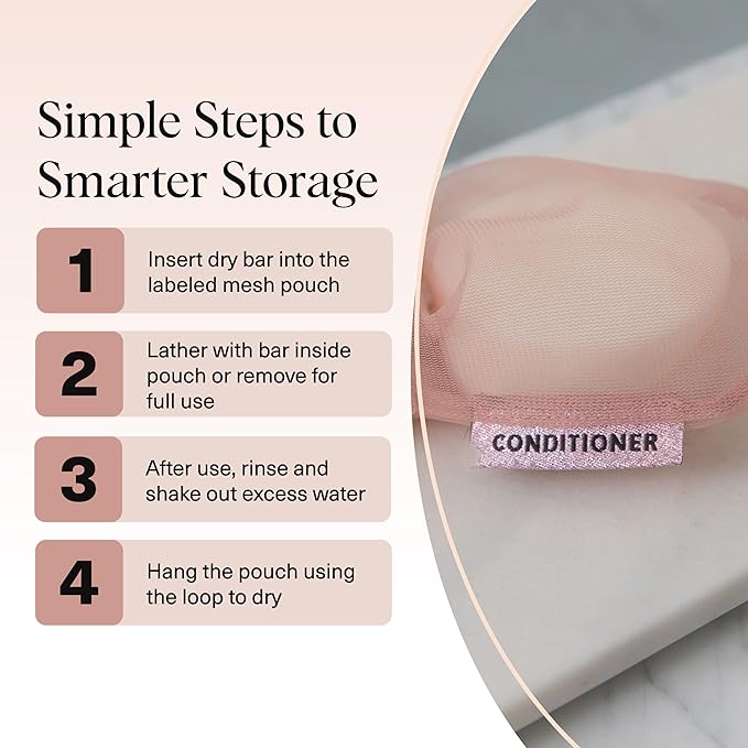 Kitsch Bar Soap Saver Bag – Patented Mesh Bag Soap Holder - Image 7