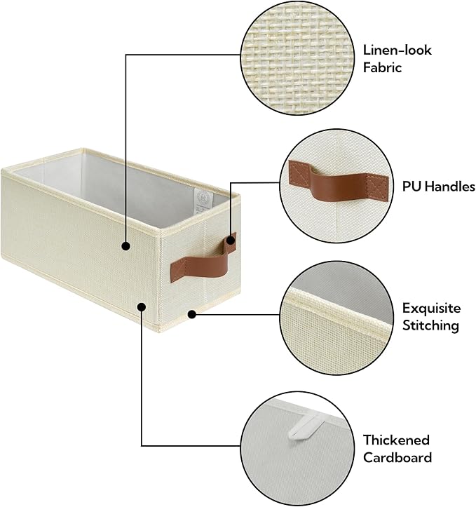 GRANNY SAYS Small Fabric Storage Bins, Storage Baskets - Image 5