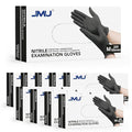 JMU Black Nitrile Gloves Medium Bulk, 3.5Mil Disposable Nitrile Gloves Latex by JMU