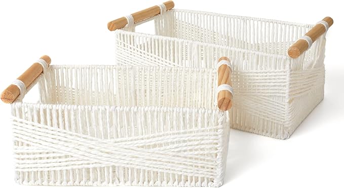 LA JOLIE MUSE Wicker Storage Baskets by LaJol%C3%ADeMuse