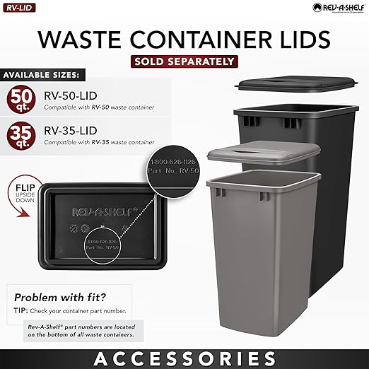 Rev-A-Shelf Double Pullout Trash - Image 5