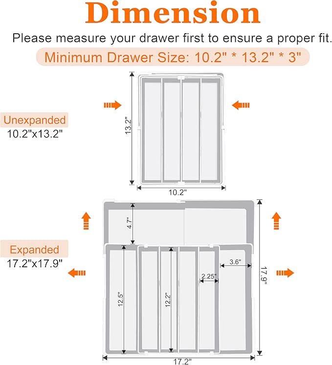 Expandable Large Silverware Organizer - Image 9