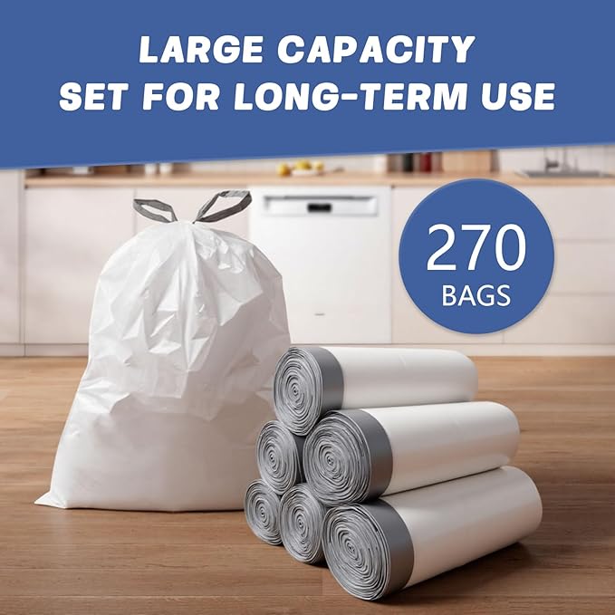 270 Count Heavy-Duty Trash Bags, Compatible - Image 6