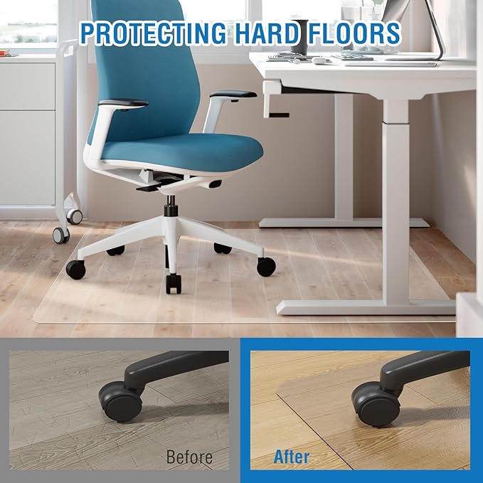 Clear Chair Mat, Anti-Slip Desk Mat - Image 5