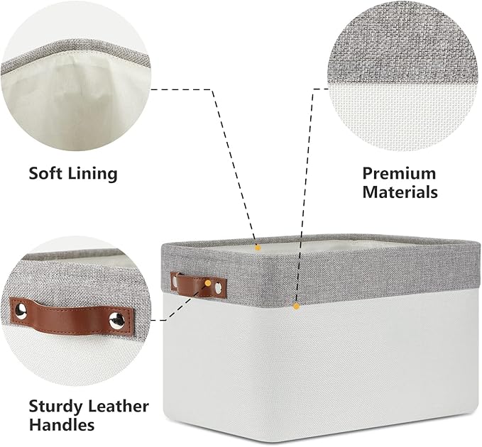 DULLEMELO Storage Baskets for Organizing, Decorative Storage Bins - Image 3
