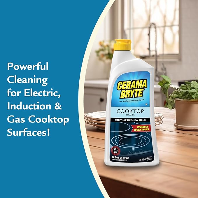 Cerama Bryte Removes Tough Stains Cooktop and Stove Top Cleaner - Image 6