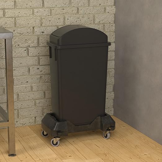 23 Gallon Black Slim Jim Trash Can - Image 4