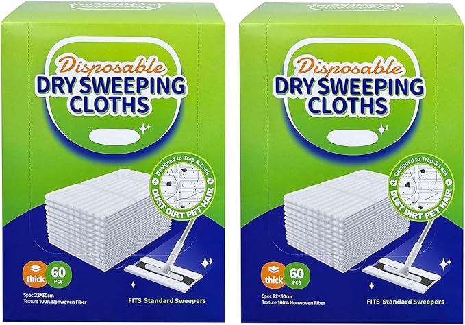 JEBBLAS Disposable Mop Cloth Dry Sweeping Pad by JEBBLAS