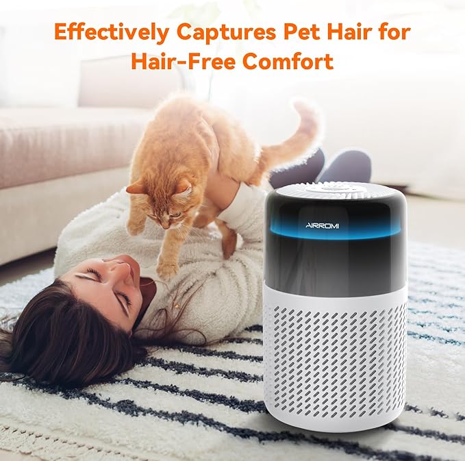 AIRROMI Air Purifier for Bedroom Home, HEPA Filter, Covers Upto 549 Ft² - Image 5