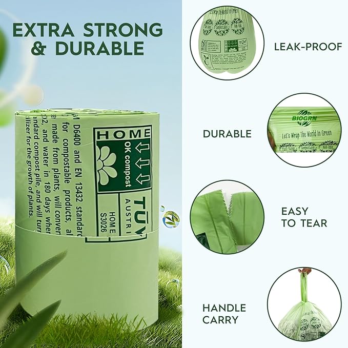 10-13 Gallon Compostable Trash Bags - Image 8