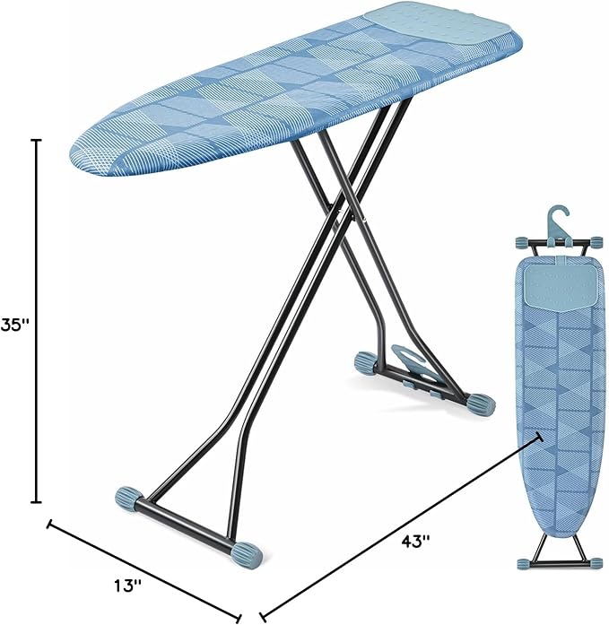 APEXCHASER Ironing Board with Iron Rest, Compact and Space Saver Iron Board - Image 6