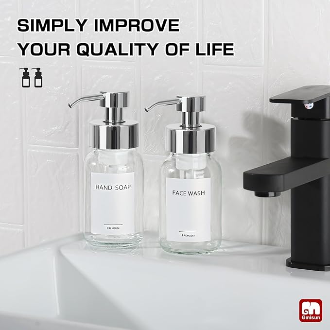 GMISUN Foaming Soap Dispenser, Modern Hand Soap Dispensers - Image 6