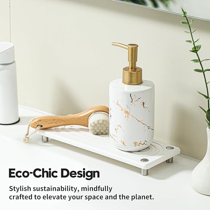 Water Absorbing Stone Sink Caddy, Diatomite Kitchen Sink Organizer, Bathroom - Image 2