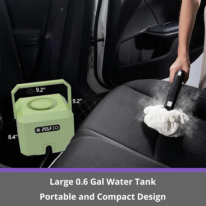 Steam Cleaner: 1650W, Fast 50-Sec Heat-Up-21-Piece Kit Refill Anytime-No - Image 5