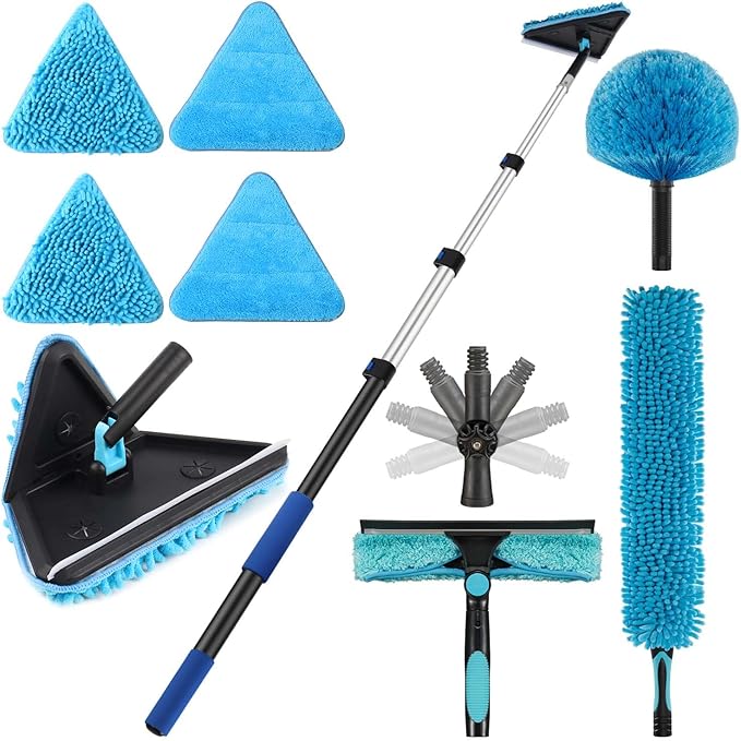 25 Feet High Ceilings Baseboard Wall Cleaner Mop by CXU
