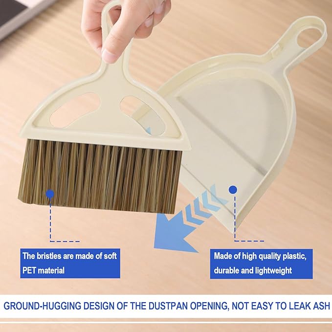 Mini Broom and Dustpan Set Hand Broom - Image 3