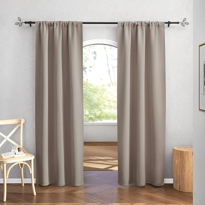 RYB HOME Room Darkening Curtains - Image 2