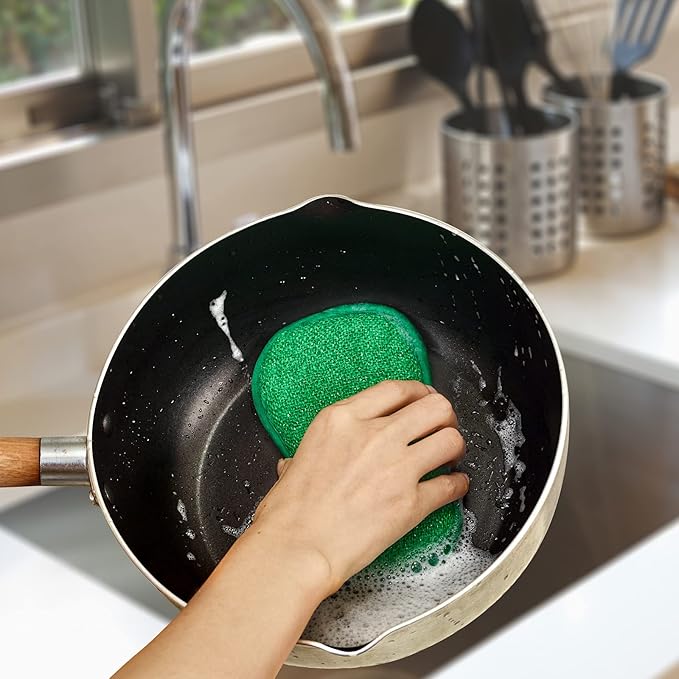 10 Pack Kitchen Dish Sponges Scrubber Non-Scratch Multi-Purpose Dishcloths - Image 5
