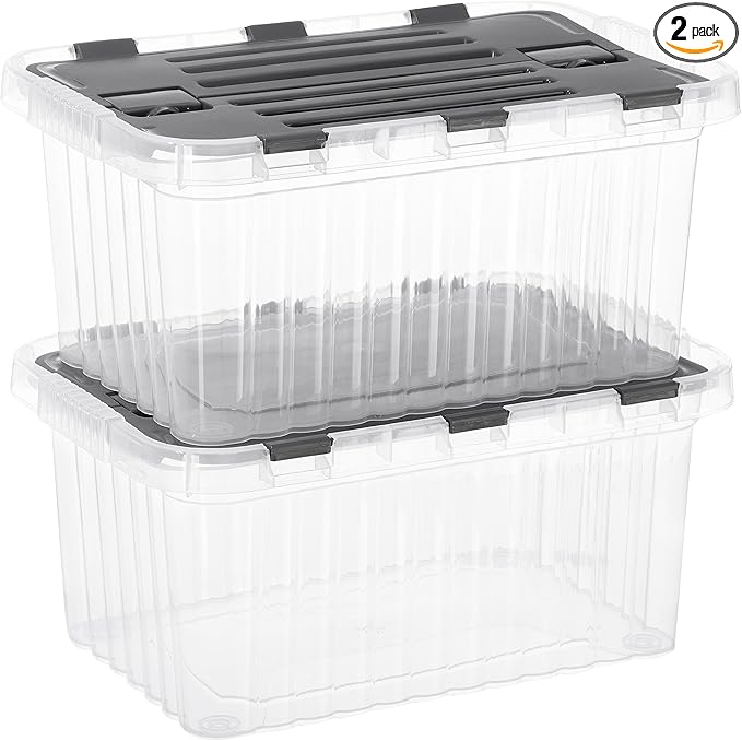 Superio Clear Storage Boxes by Superio