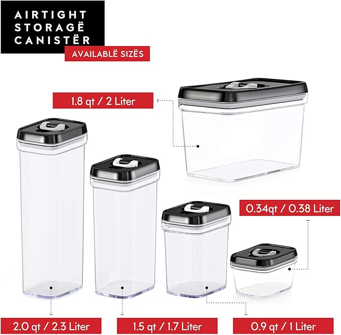 DWËLLZA KITCHEN Airtight Food Storage Containers - Image 8