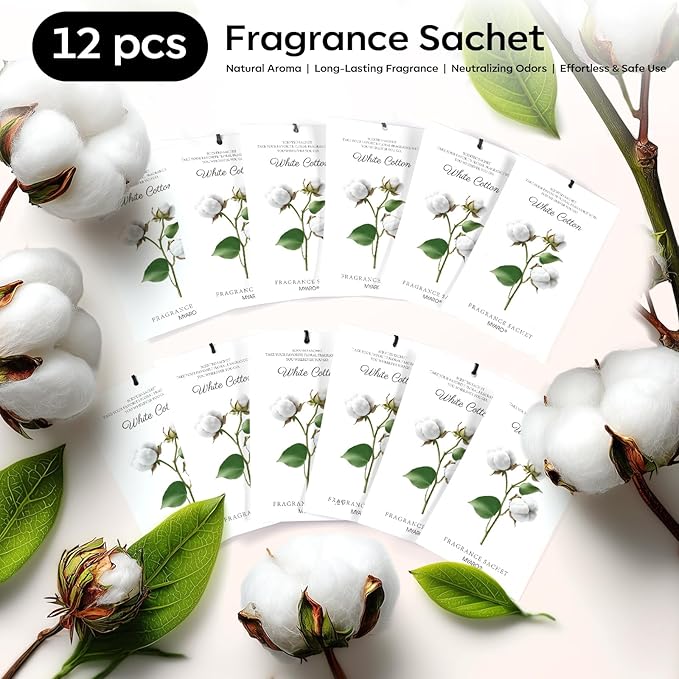 12 Packs Scent Sachets for Closet Clothes Storage - Image 5