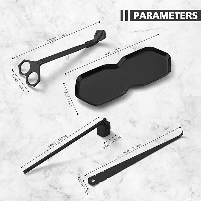 PATOISE 4 in 1 Candle Accessory Set, Wick Trimmer, Candle Snuffer, Wick Scoop - Image 6